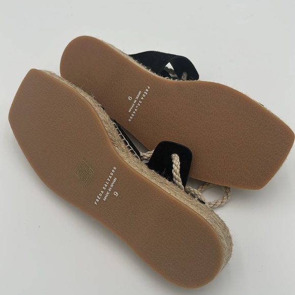 Freda Salvador Women's Lucy Espadrille Ankle Tie Sandals Size 9 with Box - Picture 4 of 7